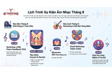 LỊCH SỰ KIỆN THÁNG 8/2026 TẠI VIỆT THƯƠNG MUSIC