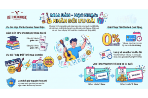 Mua Đàn – Học Nhạc – Ưu Đãi Gấp Đôi