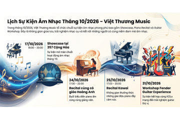 Lịch Sự Kiện Việt Thương Music Tháng 10/2026