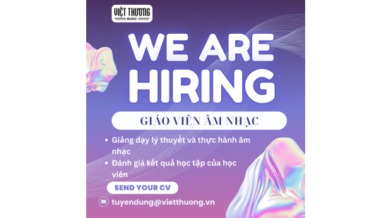 [HCM] GIÁO VIÊN ÂM NHẠC