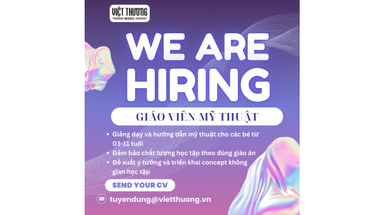 [HCM] GIÁO VIÊN MỸ THUẬT