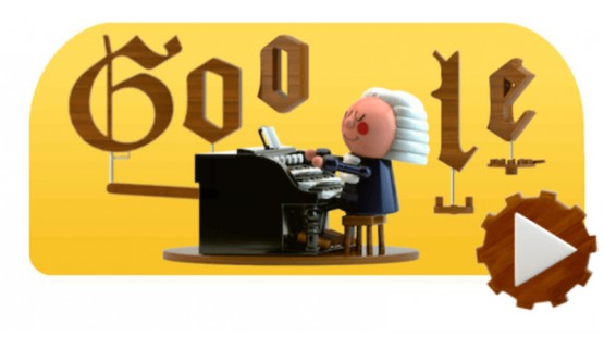 Google Doodle tôn vinh Johann Sebastian Bach