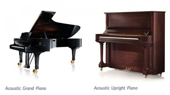 Người mới học nên mua đàn Upright piano hay Grand piano?