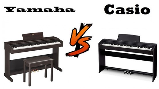 So sánh đàn piano điện Casio và Yamaha