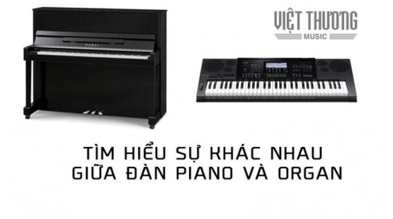 Tìm hiểu sự khác nhau giữa đàn piano và organ