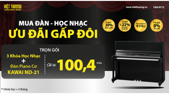 MUA ĐÀN PIANO KAWAI ND21 – TẶNG 3 KHÓA HỌC ÂM NHẠC GIÚP CON PHÁT TRIỂN TOÀN DIỆN