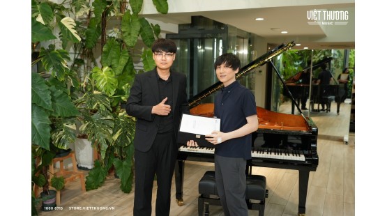 BÀN GIAO PIANO SHIGERU KAWAI SK-3 CHO NHẠC SĨ, CA SĨ MR.SIRO