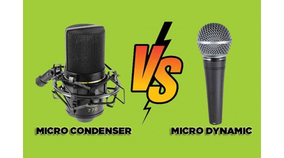 Phân biệt micro condenser và micro dynamic