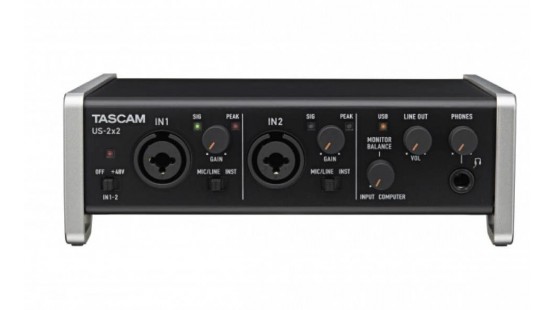 Tascam US2X2 - Vũ khí hiệu quả dành cho thu âm
