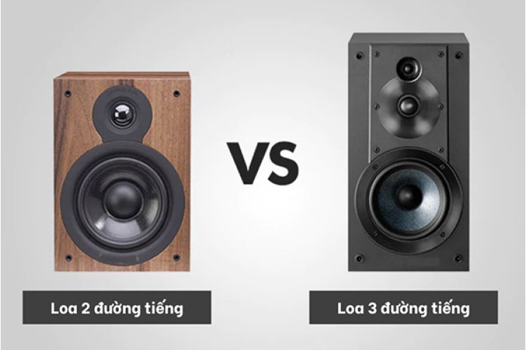 So sánh loa 2 đường tiếng và loa 3 đường tiếng