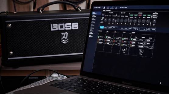 Phần mềm BOSS Tone Studio cho dòng ampli Katana