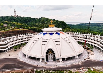 Lắp đặt hệ thống âm thanh cho Đền Thánh Đức Mẹ Núi Cúi: Dự án thành công ngoài mong đợi
