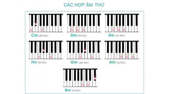 Cách chơi Hợp âm thứ trên Piano dành cho người mới bắt đầu