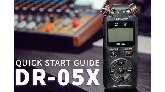 Tascam DR-05X: Máy ghi âm cầm tay lý tưởng cho mọi nhu cầu