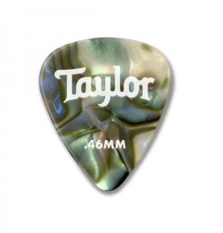 Taylor Celluloid 351 Guitar Picks, Abalone, 12-Pack 