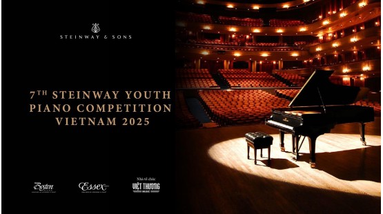 Chính thức mở cổng đăng ký 7th Steinway Viet Nam Youth Piano Competition 2025