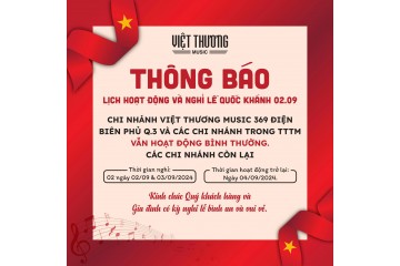 THÔNG BÁO LỊCH HOẠT ĐỘNG TRONG DỊP LỄ QUỐC KHÁNH NGÀY 2/9