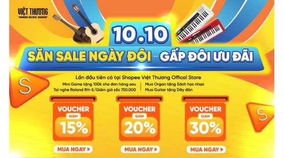 Livestream Shopee ngày 10 tháng 10 - Săn sale ngày đôi, gấp đôi ưu đãi