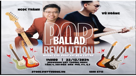 Pop Ballad Revolution - Những giải pháp khi đệm guitar