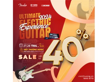 Cơ hội mua electric guitar & amplifier với giá sốc tại “Ultimate Electric Guitar Experience”
