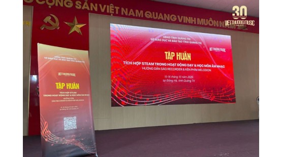 Việt Thương Music đồng hành cùng giáo dục âm nhạc tại Quảng Trị