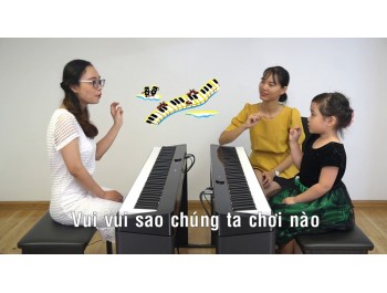 Khóa học piano mầm non online - CÙNG BÉ CHƠI ĐÀN - Bài 1