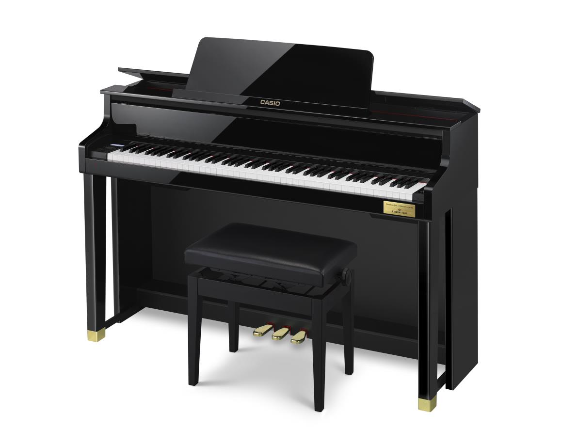 Đàn Piano Casio GP-500BP là dòng Cleviano Grand Hybrid là sự kết hợp hoàn hảo của Piano hiện đại và truyền thống với bộ máy hoàn toàn điểu kiển bằng cơ học