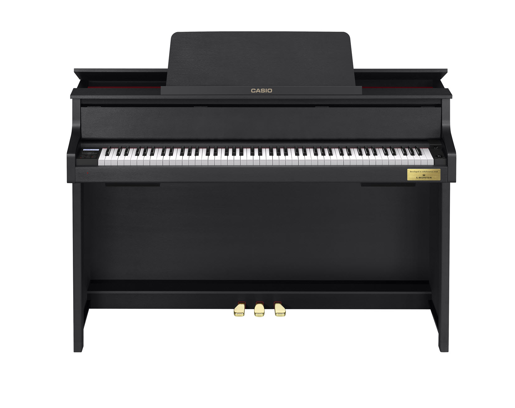 Đàn Piano Casio GP-300 BK là dòng Cleviano Grand Hybrid là sự kết hợp hoàn hảo của Piano hiện đại và truyền thống với bộ máy hoàn toàn điểu kiển bằng cơ học