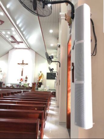 Loa cột Q-43T phù hợp cho âm thanh nhà thờ