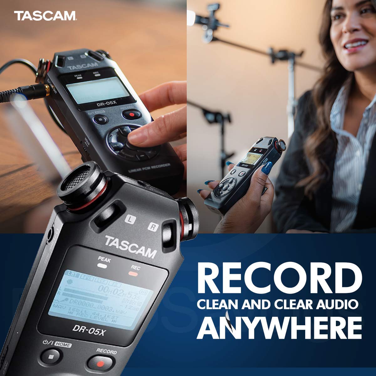 Tascam DR-05X: Máy ghi âm cầm tay lý tưởng cho mọi nhu cầu