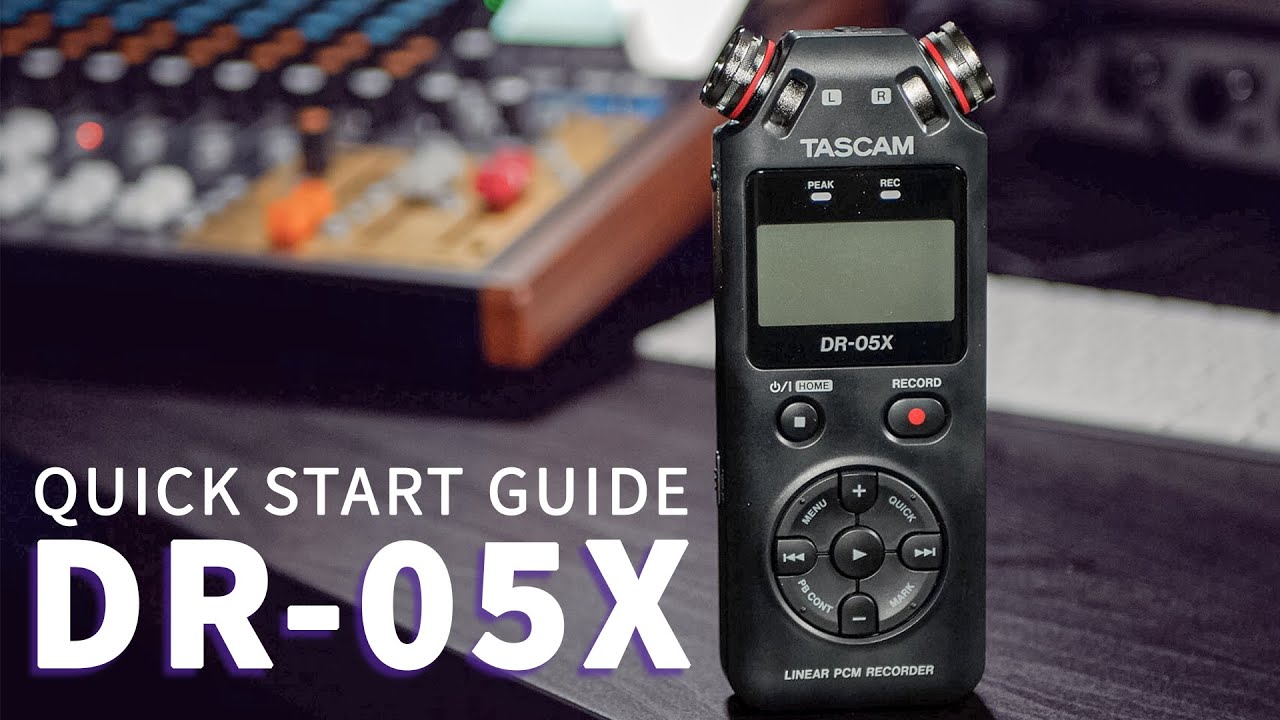 Tascam DR-05X: Máy ghi âm cầm tay lý tưởng cho mọi nhu cầu