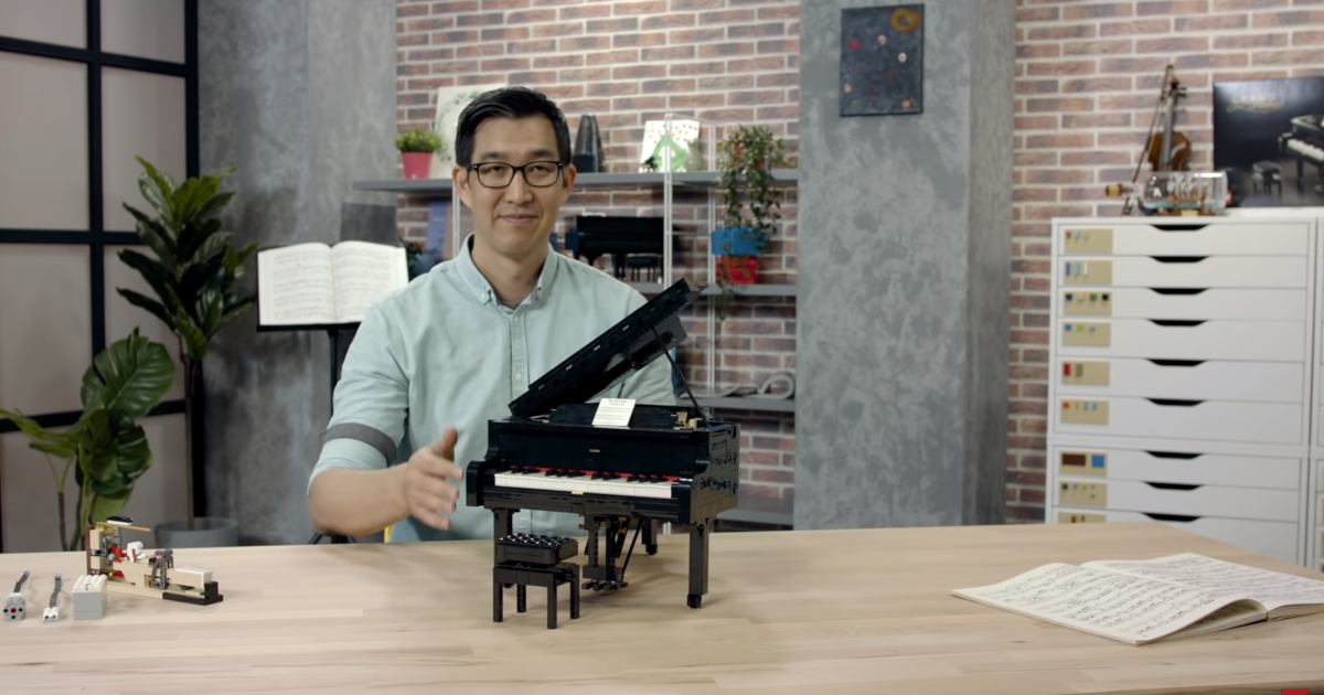 Cây đại dương cầm của thương hiệu đồ chơi LEGO chính thức ra mắt
