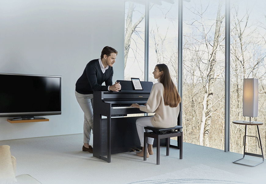 Dòng piano điện hot nhất 2020 - Roland HP 700 series