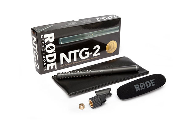 Rode NTG2: Micro shotgun chuyên dụng cho lĩnh vực sản xuất phim