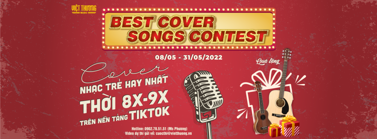 Thông báo thể lệ cuộc thi: “BEST COVER SONGS CONTEST” - Cover nhạc trẻ hay nhất thời 8x-9x