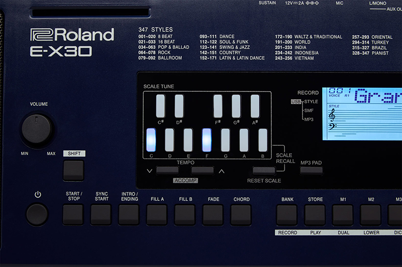 Organ Roland E-X30 cây đàn hoàn hảo cho người mới bắt đầu và đánh show nhỏ lẻ